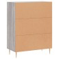 vidaXL Sideboard Grau Sonoma 69,5x34x90 cm Holzwerkstoff vidaXL Sideboard Grau Sonoma 69,5x34x90 cm Holzwerkstoff