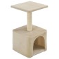 vidaXL Katzen-Kratzbaum Sisal 55 cm Beige vidaXL Katzen-Kratzbaum Sisal 55 cm Beige