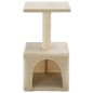 vidaXL Katzen-Kratzbaum Sisal 55 cm Beige vidaXL Katzen-Kratzbaum Sisal 55 cm Beige