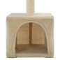 vidaXL Katzen-Kratzbaum Sisal 55 cm Beige vidaXL Katzen-Kratzbaum Sisal 55 cm Beige
