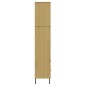 vidaXL Bücherregal OSLO mit 2 Schubladen Braun 60x35x180 cm Massivholz vidaXL Bücherregal OSLO mit 2 Schubladen Braun 60x35x180 cm Massivholz