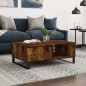 vidaXL Couchtisch Räuchereiche 90x60x35 cm Holzwerkstoff vidaXL Couchtisch Räuchereiche 90x60x35 cm Holzwerkstoff