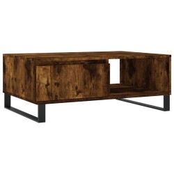 vidaXL Couchtisch Räuchereiche 90x60x35 cm Holzwerkstoff