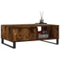 vidaXL Couchtisch Räuchereiche 90x60x35 cm Holzwerkstoff vidaXL Couchtisch Räuchereiche 90x60x35 cm Holzwerkstoff