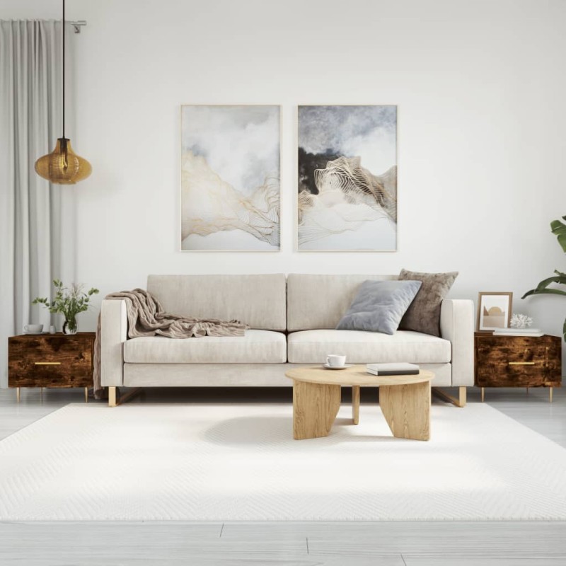 vidaXL Couchtische 2 Stk. Räuchereiche 50x50x40 cm Holzwerkstoff vidaXL Couchtische 2 Stk. Räuchereiche 50x50x40 cm Holzwerkstoff