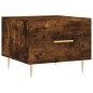 vidaXL Couchtische 2 Stk. Räuchereiche 50x50x40 cm Holzwerkstoff vidaXL Couchtische 2 Stk. Räuchereiche 50x50x40 cm Holzwerkstoff