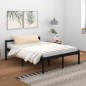 vidaXL Seniorenbett Schwarz 150x200 cm Massivholz Kiefer vidaXL Seniorenbett Schwarz 150x200 cm Massivholz Kiefer