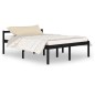 vidaXL Seniorenbett Schwarz 150x200 cm Massivholz Kiefer vidaXL Seniorenbett Schwarz 150x200 cm Massivholz Kiefer