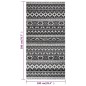 vidaXL Outdoor-Teppich Flachgewebe 100x200 cm Dunkelgrau vidaXL Outdoor-Teppich Flachgewebe 100x200 cm Dunkelgrau