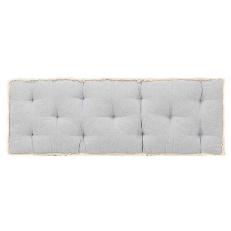 Palettensofa-Kissen Grau 120x40x7 cm Palettensofa-Kissen Grau 120x40x7 cm