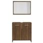 vidaXL Badmöbel-Set Braun Eichen-Optik Holzwerkstoff vidaXL Badmöbel-Set Braun Eichen-Optik Holzwerkstoff
