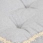 Palettensofa-Kissen Grau 120x40x7 cm Palettensofa-Kissen Grau 120x40x7 cm