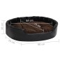 vidaXL Hundebett Schwarz-Braun 90x79x20 cm Plüsch und Kunstleder vidaXL Hundebett Schwarz-Braun 90x79x20 cm Plüsch und Kunstleder