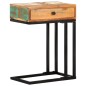 vidaXL Beistelltisch U-Form 45x30x61 cm Recyceltes Massivholz vidaXL Beistelltisch U-Form 45x30x61 cm Recyceltes Massivholz