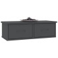 vidaXL Wand-Schubladenregal Grau 60x26x18,5 cm Holzwerkstoff vidaXL Wand-Schubladenregal Grau 60x26x18,5 cm Holzwerkstoff