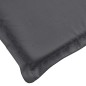 Sonnenliegen-Auflage Anthrazit 186x58x3 cm Oxford-Gewebe Sonnenliegen-Auflage Anthrazit 186x58x3 cm Oxford-Gewebe