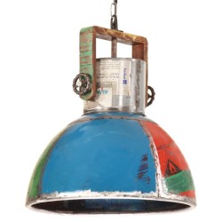 vidaXL Hängelampe Industrie-Stil 25 W Mehrfarbig Rund 40 cm E27