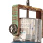 vidaXL Hängelampe Industrie-Stil 25 W Mehrfarbig Rund 40 cm E27 vidaXL Hängelampe Industrie-Stil 25 W Mehrfarbig Rund 40 cm E27