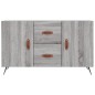 vidaXL Sideboard Grau Sonoma 100x36x60 cm Holzwerkstoff vidaXL Sideboard Grau Sonoma 100x36x60 cm Holzwerkstoff