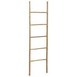 vidaXL Handtuchleiter mit 5 Sprossen 170 cm Bambus