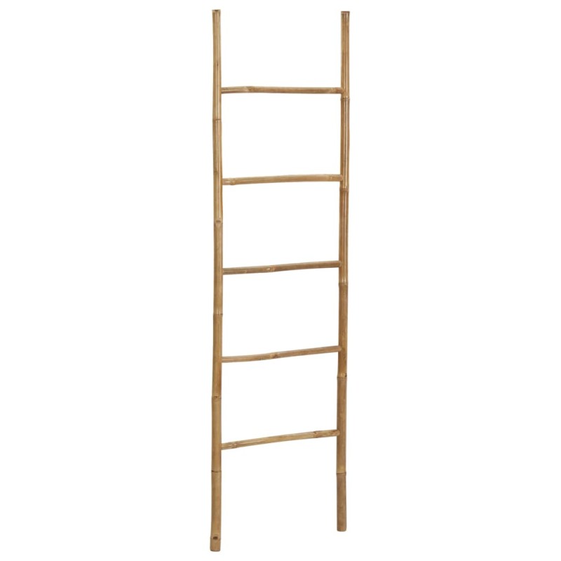 vidaXL Handtuchleiter mit 5 Sprossen 170 cm Bambus vidaXL Handtuchleiter mit 5 Sprossen 170 cm Bambus