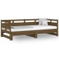 vidaXL Tagesbett Ausziehbar Honigbraun Massivholz Kiefer 2x(90x200) cm vidaXL Tagesbett Ausziehbar Honigbraun Massivholz Kiefer 2x(90x200) cm