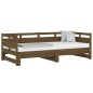 vidaXL Tagesbett Ausziehbar Honigbraun Massivholz Kiefer 2x(90x200) cm vidaXL Tagesbett Ausziehbar Honigbraun Massivholz Kiefer 2x(90x200) cm