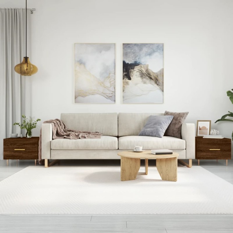 vidaXL Couchtische 2 Stk. Braun Eichen-Optik 50x50x40 cm Holzwerkstoff vidaXL Couchtische 2 Stk. Braun Eichen-Optik 50x50x40 cm Holzwerkstoff