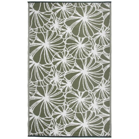 Esschert Design Outdoor-Teppich 241x152 cm Blumenmuster OC21 