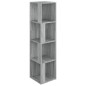 vidaXL Eckregal Grau Sonoma 33x33x132 cm Holzwerkstoff vidaXL Eckregal Grau Sonoma 33x33x132 cm Holzwerkstoff