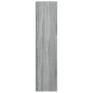 vidaXL Eckregal Grau Sonoma 33x33x132 cm Holzwerkstoff vidaXL Eckregal Grau Sonoma 33x33x132 cm Holzwerkstoff
