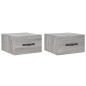 vidaXL Wand-Nachttische 2 Stk. Grau Sonoma 35x35x20 cm vidaXL Wand-Nachttische 2 Stk. Grau Sonoma 35x35x20 cm