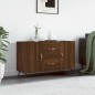 vidaXL Sideboard Braun Eichen-Optik 100x36x60 cm Holzwerkstoff vidaXL Sideboard Braun Eichen-Optik 100x36x60 cm Holzwerkstoff