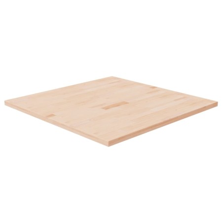 vidaXL Tischplatte Quadratisch 80x80x2,5 cm Eichenholz Unbehandelt