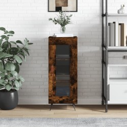 vidaXL Sideboard Räuchereiche 34,5x34x90 cm Holzwerkstoff