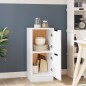 vidaXL Sideboard Hochglanz-Weiß 30x30x70 cm Holzwerkstoff vidaXL Sideboard Hochglanz-Weiß 30x30x70 cm Holzwerkstoff