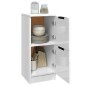 vidaXL Sideboard Hochglanz-Weiß 30x30x70 cm Holzwerkstoff vidaXL Sideboard Hochglanz-Weiß 30x30x70 cm Holzwerkstoff