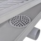 vidaXL Duschrinne 1030x140 mm Edelstahl Wellen-Design vidaXL Duschrinne 1030x140 mm Edelstahl Wellen-Design