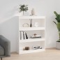 vidaXL Bücherregal Raumteiler Weiß 80x30x103,5 cm Massivholz Kiefer vidaXL Bücherregal Raumteiler Weiß 80x30x103,5 cm Massivholz Kiefer