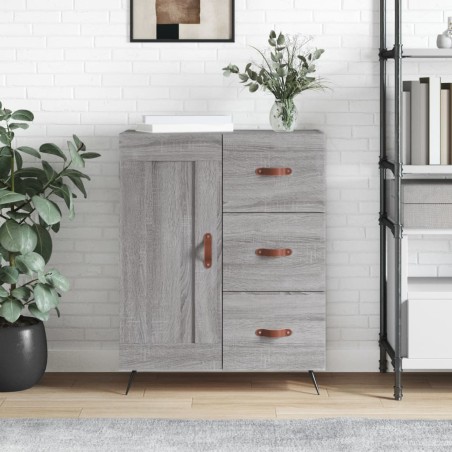 vidaXL Sideboard Grau Sonoma 69,5x34x90 cm Holzwerkstoff