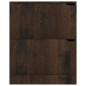 vidaXL Schuhschrank mit 2 Türen Räuchereiche 59x24x74 cm Holzwerkstoff vidaXL Schuhschrank mit 2 Türen Räuchereiche 59x24x74 cm Holzwerkstoff