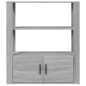 vidaXL Sideboard Grau Sonoma 80x30x90 cm Holzwerkstoff vidaXL Sideboard Grau Sonoma 80x30x90 cm Holzwerkstoff