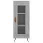 vidaXL Sideboard Grau Sonoma 34,5x34x90 cm Holzwerkstoff vidaXL Sideboard Grau Sonoma 34,5x34x90 cm Holzwerkstoff