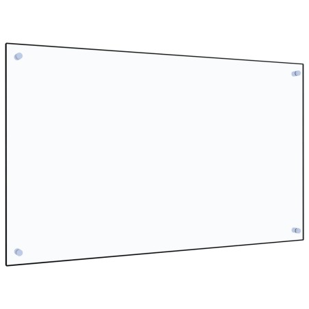vidaXL Küchenrückwand Transparent 100×60 cm Hartglas