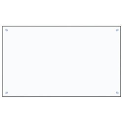 vidaXL Küchenrückwand Transparent 100×60 cm Hartglas