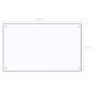 vidaXL Küchenrückwand Transparent 100×60 cm Hartglas vidaXL Küchenrückwand Transparent 100×60 cm Hartglas