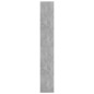 vidaXL Bücherregal/Raumteiler Betongrau 80x30x198 cm Holzwerkstoff vidaXL Bücherregal/Raumteiler Betongrau 80x30x198 cm Holzwerkstoff