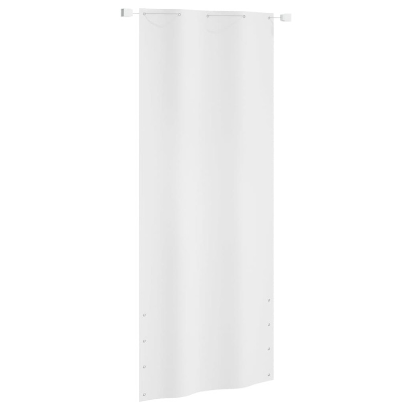 vidaXL Balkon-Sichtschutz Weiß 100x240 cm Oxford-Gewebe vidaXL Balkon-Sichtschutz Weiß 100x240 cm Oxford-Gewebe