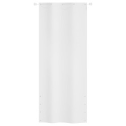 vidaXL Balkon-Sichtschutz Weiß 100x240 cm Oxford-Gewebe