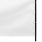 vidaXL Balkon-Sichtschutz Weiß 100x240 cm Oxford-Gewebe vidaXL Balkon-Sichtschutz Weiß 100x240 cm Oxford-Gewebe